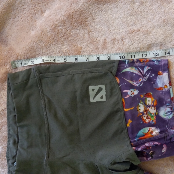 DOTA 2 sz Small Shorts Bike Gray Twofer Shorts - Picture 11 of 14